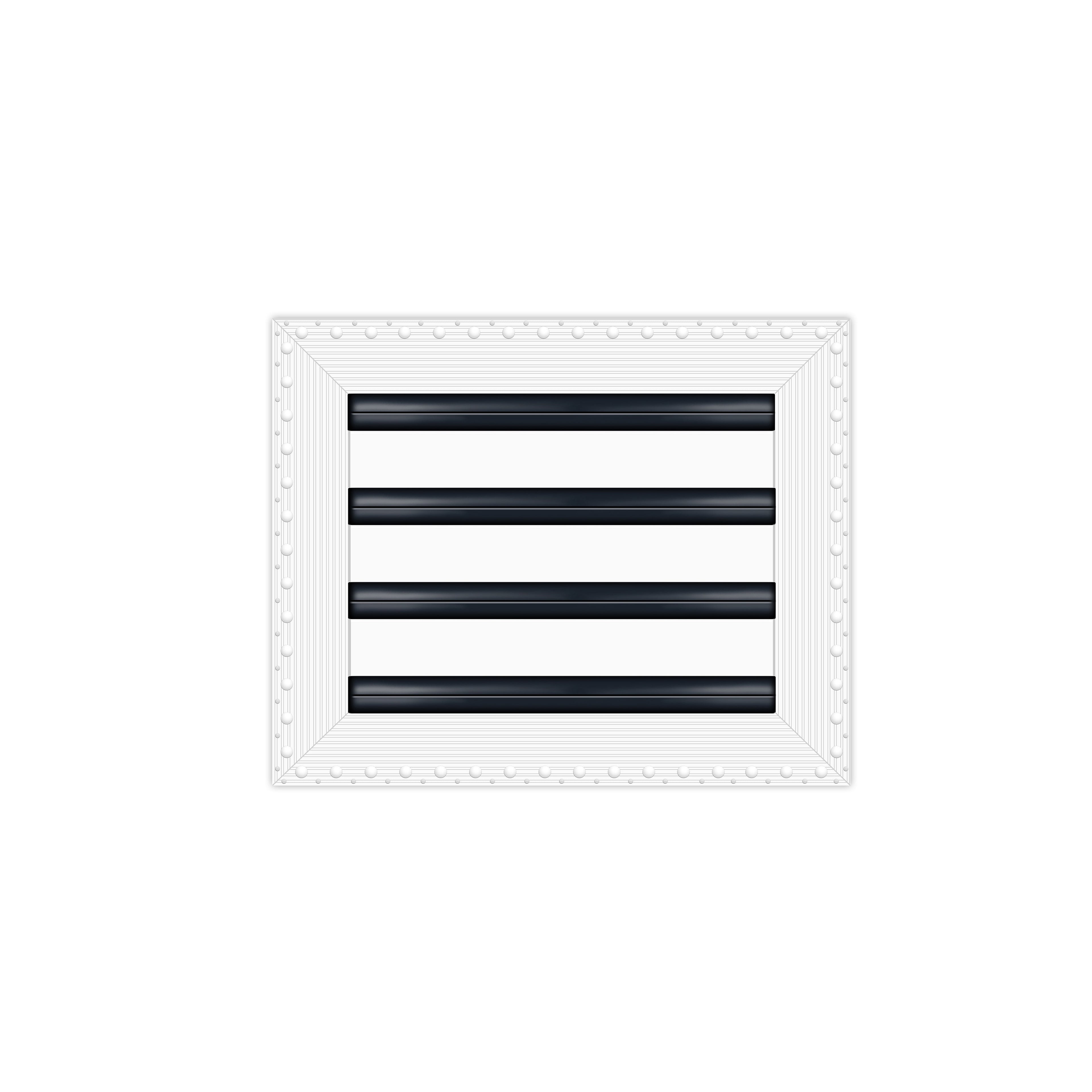BUILDMART - 10x8 MUD-IN Air Vent Cover - Drywall MUD IN White Air Vent - MUD Linear Slot Diffuser - Register Grille for Ceiling and Walls - Texas Buildmart