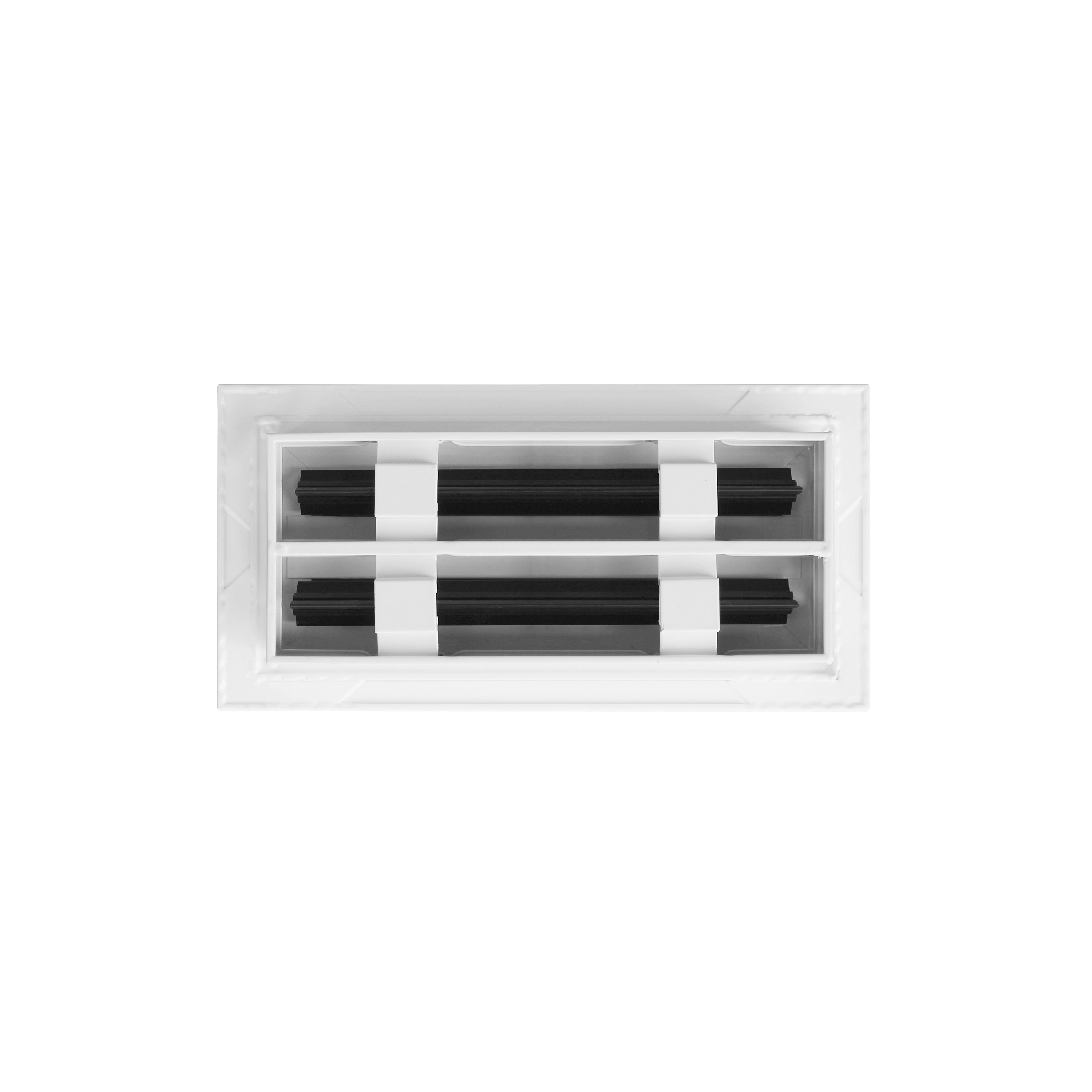 BUILDMART - 10x4 White Modern AC Vent Cover - Decorative Air Vent - Standard Linear Slot Diffuser - Register Grille for Ceiling, Walls & Floors - Texas Buildmart