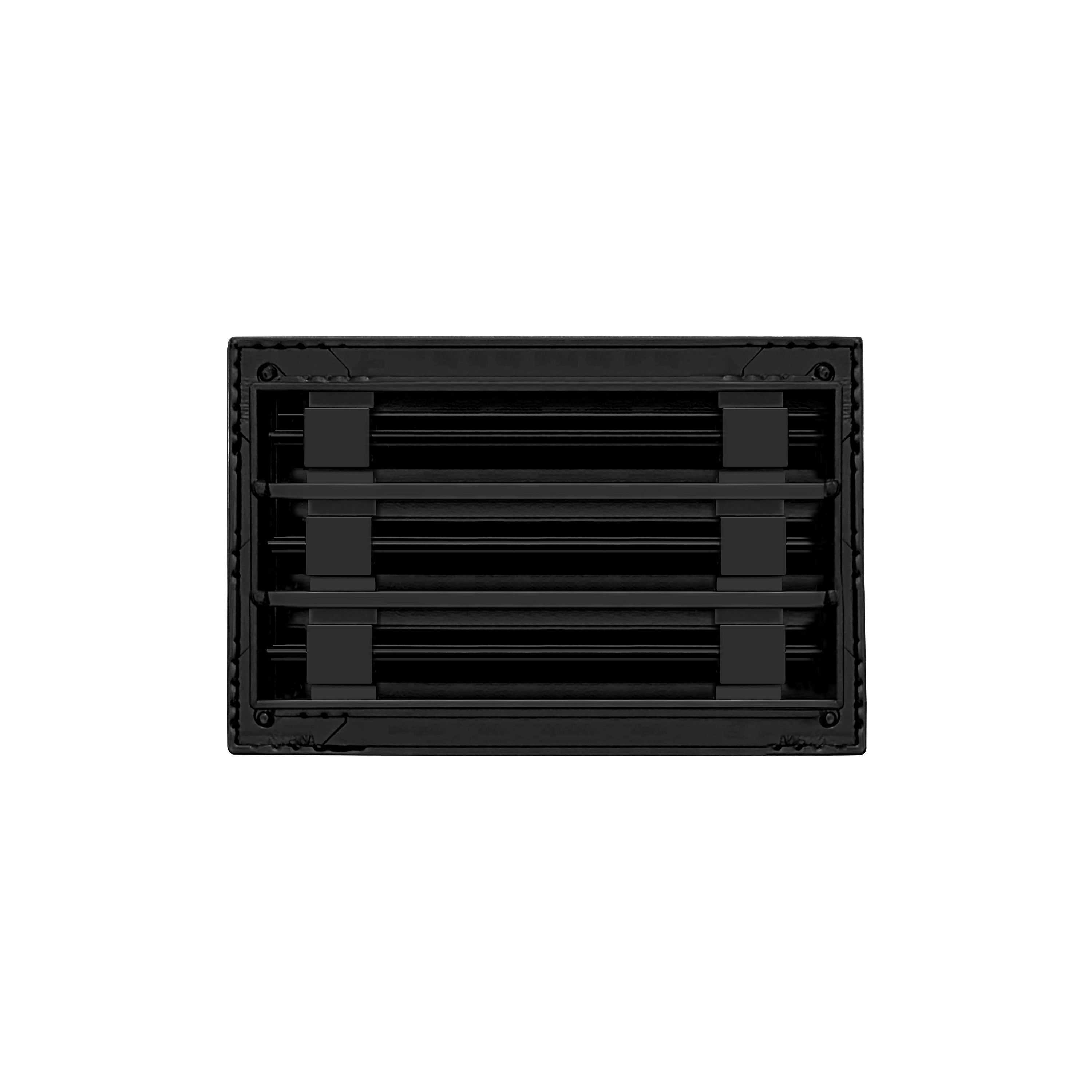 BUILDMART - 10x6 Black Modern AC Vent Cover - Decorative Air Vent - Standard Linear Slot Diffuser - Register Grille for Ceiling, Walls & Floors - Texas Buildmart