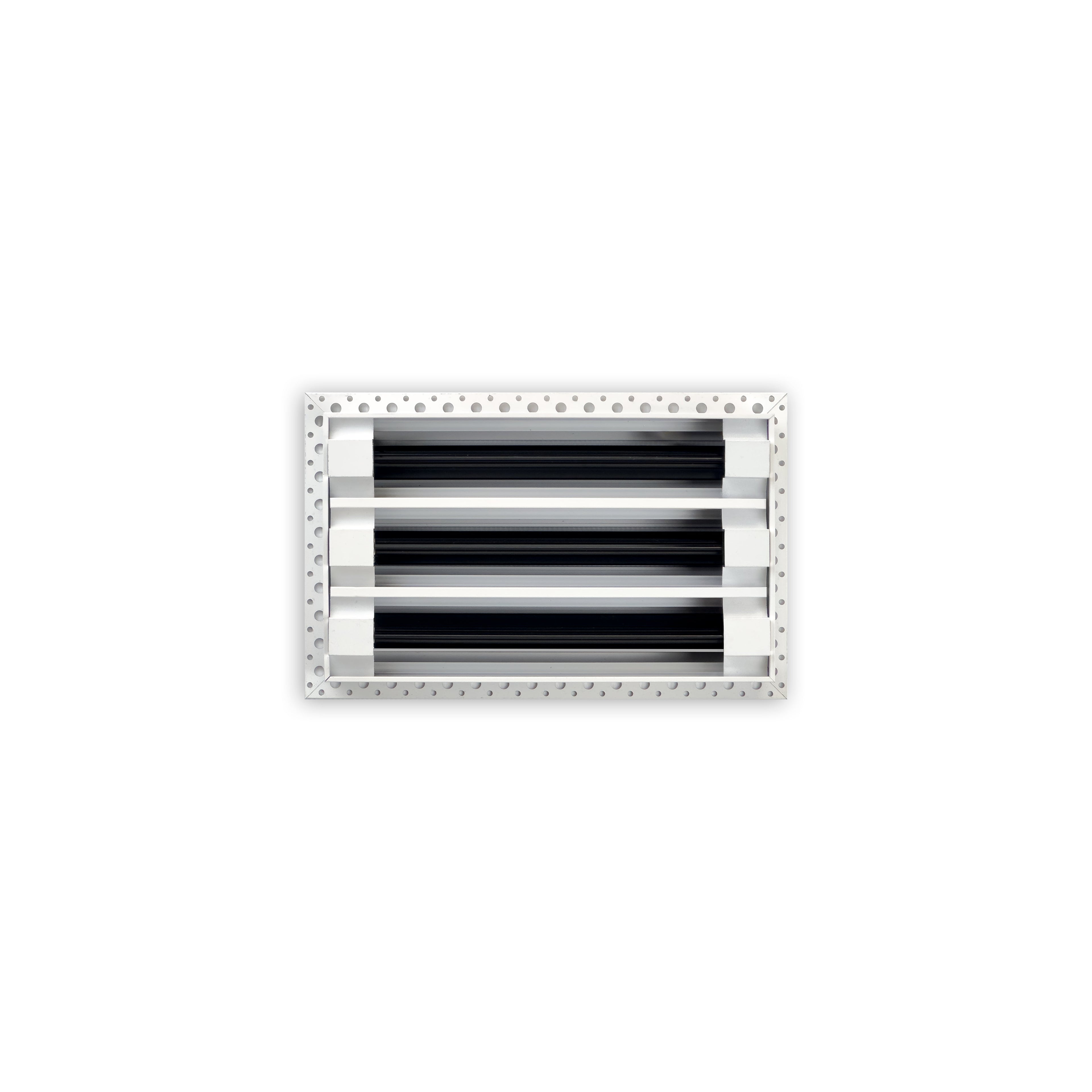 BUILDMART - 10x6 MUD-IN Air Vent Cover - Drywall MUD IN White Air Vent - MUD Linear Slot Diffuser - Register Grille for Ceiling and Walls - Texas Buildmart