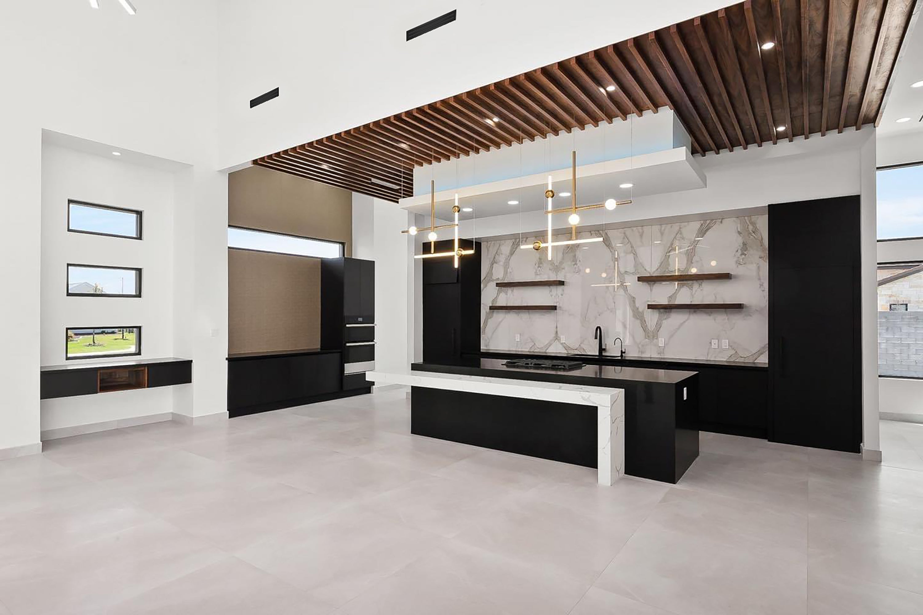 BUILDMART - 12" Linear Slot Diffuser - 1 Slot - Single Slot - Black Decorative Air Vent - Modern AC Vent Cover for Ceiling, Walls & Floors - Texas Buildmart