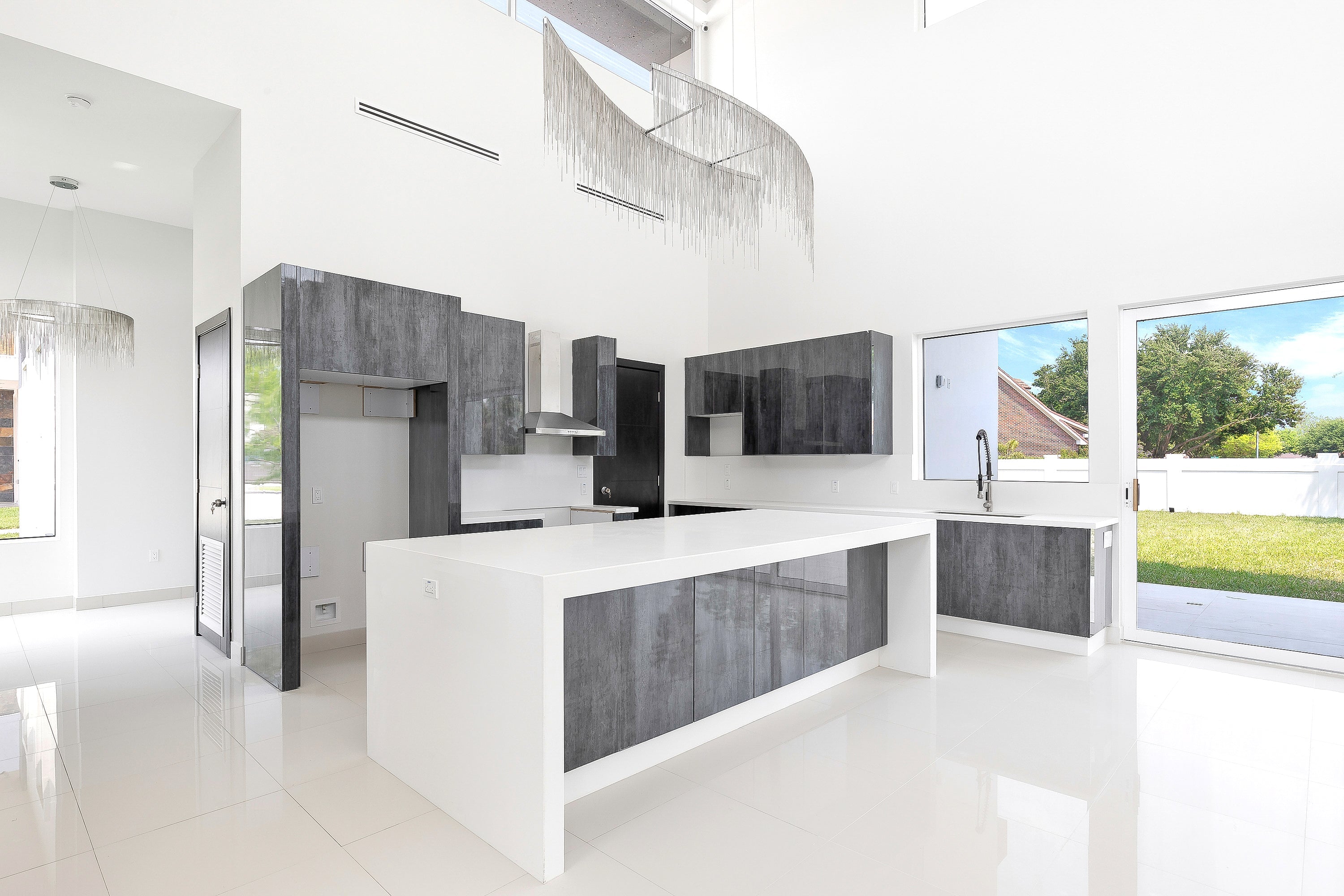 BUILDMART - 12" White Linear Slot Diffuser - 2 Slot - Double Slot - Decorative Air Vent - Modern AC Vent Cover for Ceiling, Walls & Floors - Texas Buildmart